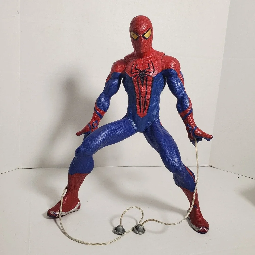 Marvel The Amazing Spider-Man Action Figure‎ 12" Pull String Web Toy - Picture 10 of 16